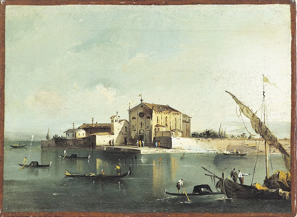 Veduta dell'isola di San Cristoforo di Murano - Musée Cognacq, Jay